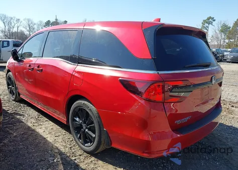 2023 Honda Odyssey Sport from USA, damaged, VIN 5FNRL6H77PB034404